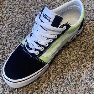 Neon green vans